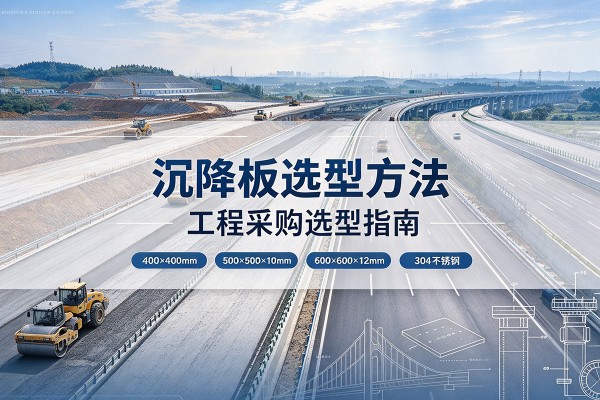 南溪沉降板选择方法