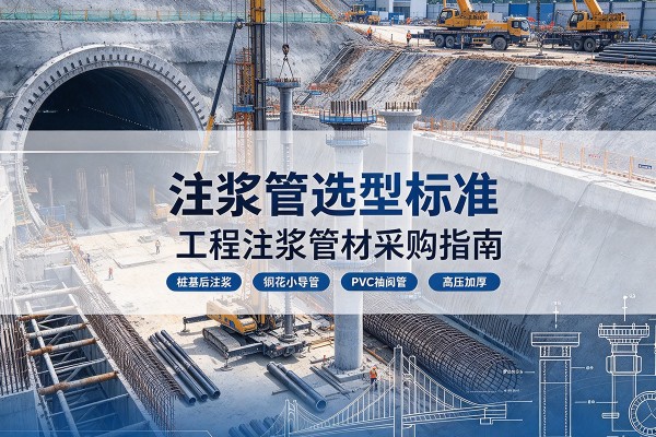南溪注浆管选型标准