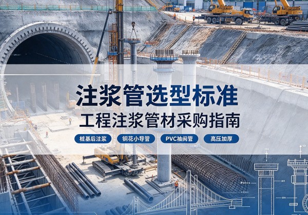 南溪注浆管选型标准